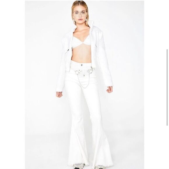 I.Am.Gia-Trixie Sherpa Cropped Jacket (Large) - Picture 2 of 12